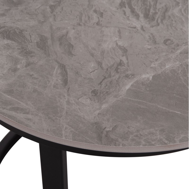 COFFEE TABLES 2PCS SET TALOS FK18140.04 GREY MARBLE LOOK CERAMIC TOP Φ70x45.5Hcm. COFFEE TABLES 2PCS SET TALOS FK18140.04 GREY MARBLE LOOK CERAMIC TOP Φ70x45.5Hcm.