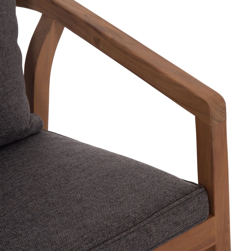 OUTDOOR DINING CHAIR CONTREL FK6244.02 ACACIA WOOD IN NATURAL-ROPE & CUSHIONS IN GREY 58x60x74Hcm. OUTDOOR DINING CHAIR CONTREL FK6244.02 ACACIA WOOD IN NATURAL-ROPE & CUSHIONS IN GREY 58x60x74Hcm.