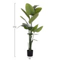 DECORATIVE SYNTHETIC PLANT IN POT FK4739 STRELITZIA Φ18x172Hcm. DECORATIVE SYNTHETIC PLANT IN POT FK4739 STRELITZIA Φ18x172Hcm.