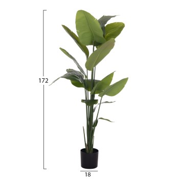 DECORATIVE SYNTHETIC PLANT IN POT FK4739 STRELITZIA Φ18x172Hcm. DECORATIVE SYNTHETIC PLANT IN POT FK4739 STRELITZIA Φ18x172Hcm.
