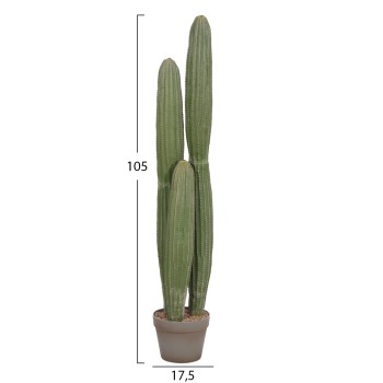 DECORATIVE SYNTHETIC PLANT IN POT FK4744 CACTUS Φ17.5x105Hcm.