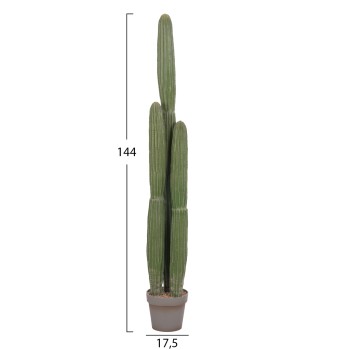 DECORATIVE SYNTHETIC PLANT IN POT FK4745 CACTUS Φ17.5x144Hcm.