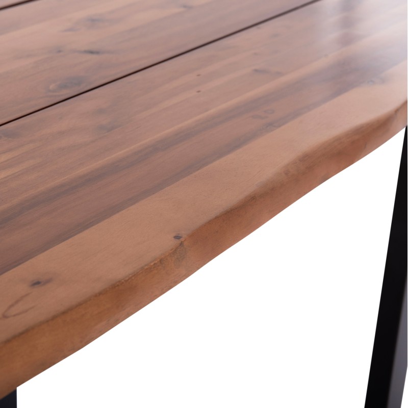 OUTDOOR DINING TABLE FRIGGO FK6297.02 ACACIA WOOD 2.6cm thick--METAL LEGS 160x80x76Hcm OUTDOOR DINING TABLE FRIGGO FK6297.02 ACACIA WOOD 2.6cm thick--METAL LEGS 160x80x76Hcm