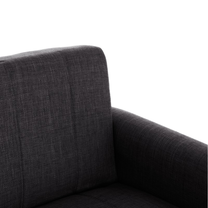 SOFA-BED 3-SEATER WITH STORAGE SPACE NIKKO FK3292.01 GREY FABRIC 209x76x83Hcm. SOFA-BED 3-SEATER WITH STORAGE SPACE NIKKO FK3292.01 GREY FABRIC 209x76x83Hcm.