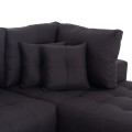 CORNER SOFA-BED WITH STORAGE SPACE TRENDSTON FK3302.01R GREY FABRIC 298x177x95Hcm. CORNER SOFA-BED WITH STORAGE SPACE TRENDSTON FK3302.01R GREY FABRIC 298x177x95Hcm.