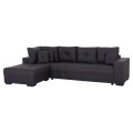 CORNER SOFA-BED WITH STORAGE SPACE TRENDSTON FK3302.01L GREY FABRIC 298x177x95Hcm. CORNER SOFA-BED WITH STORAGE SPACE TRENDSTON FK3302.01L GREY FABRIC 298x177x95Hcm.