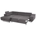 CORNER SOFA-BED WITH STORAGE SPACE ENCORE FK3301.01L GREY FABRIC 285x205x90Hcm. CORNER SOFA-BED WITH STORAGE SPACE ENCORE FK3301.01L GREY FABRIC 285x205x90Hcm.