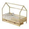 KIDS' BED WITH DRAWERS PHYLLIS FK724.01 PINE WOOD IN NATURAL 196x97x161Hcm.
