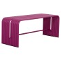 BENCH 2-SEATER SERIES INTREPID FK6327.05 ALUMINUM IN PURPLE COLOR 109,5x37x42Hcm.
