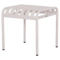ALUMINUM STOOL RACHEL FK6340.02 WHITE COLOR 45x45x46Hcm. ALUMINUM STOOL RACHEL FK6340.02 WHITE COLOR 45x45x46Hcm.