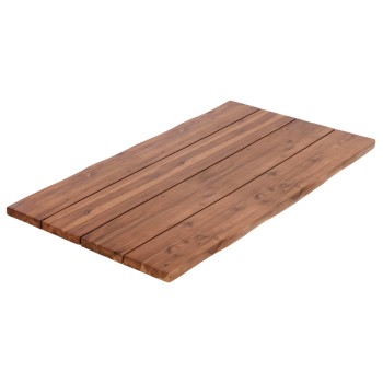 TABLETOP RECTANGULAR FK6301.01 SOLID ACACIA WOOD IN NATURAL COLOR--140x80x3.5 (thickness)cm.