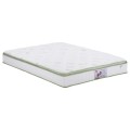 DOUBLE BED WITH MATTRESS & STORAGE SPACE ALLIE FK21170 GREY FABRIC--FOR 160X200cm.