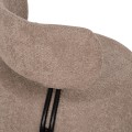 LOUNGE CHAIR ROUND KARSEN FK9598.08 DARK BEIGE BOUCLE FABRIC 79x82x74Hcm.