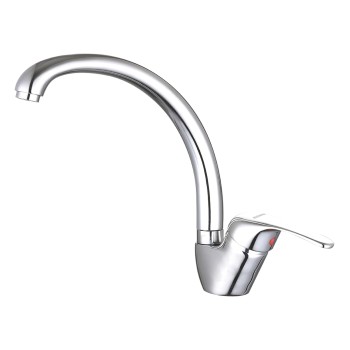 FAUCET FOR KITCHEN COUNTERTOP FK4868.01 MEDIUM HEIGHT-CHROME--25.6x14.9x24.2Hcm.