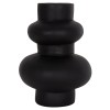 TABLE DECORATIVE VASE LEMA FK4664.01M TERRACOTA IN BLACK--Φ22x29Hcm.