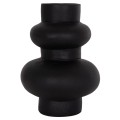 TABLE DECORATIVE VASE LEMA FK4664.01M TERRACOTA IN BLACK--Φ22x29Hcm. TABLE DECORATIVE VASE LEMA FK4664.01M TERRACOTA IN BLACK--Φ22x29Hcm.