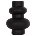 TABLE DECORATIVE VASE LEMA FK4664.01M TERRACOTA IN BLACK--Φ22x29Hcm. TABLE DECORATIVE VASE LEMA FK4664.01M TERRACOTA IN BLACK--Φ22x29Hcm.