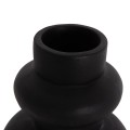 TABLE DECORATIVE VASE LEMA FK4664.01M TERRACOTA IN BLACK--Φ22x29Hcm. TABLE DECORATIVE VASE LEMA FK4664.01M TERRACOTA IN BLACK--Φ22x29Hcm.