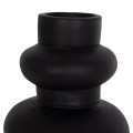 TABLE DECORATIVE VASE LEMA FK4664.01M TERRACOTA IN BLACK--Φ22x29Hcm. TABLE DECORATIVE VASE LEMA FK4664.01M TERRACOTA IN BLACK--Φ22x29Hcm.