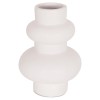 TABLE DECORATIVE VASE LEMA FK4664.02M TERRACOTA IN WHITE--Φ22x29Hcm.