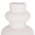 TABLE DECORATIVE VASE LEMA FK4664.02M TERRACOTA IN WHITE--Φ22x29Hcm. TABLE DECORATIVE VASE LEMA FK4664.02M TERRACOTA IN WHITE--Φ22x29Hcm.