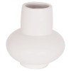 TABLE DECORATIVE VASE LEMA FK4664.02S TERRACOTA IN WHITE--Φ22x22Hcm.