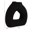 TABLE DECORATIVE VASE DECANT FK4667.01S TERRACOTA IN BLACK--17.5x6.5x17Hcm. TABLE DECORATIVE VASE DECANT FK4667.01S TERRACOTA IN BLACK--17.5x6.5x17Hcm.