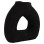 TABLE DECORATIVE VASE DECANT FK4667.01S TERRACOTA IN BLACK--17.5x6.5x17Hcm.