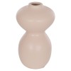 TABLE DECORATIVE VASE NELLY FK4669.02 TERRACOTA IN CREAM WHITE--Φ22x35Hcm.