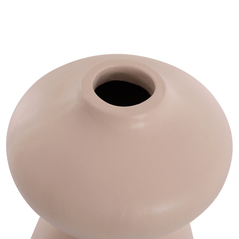 TABLE DECORATIVE VASE NELLY FK4669.02 TERRACOTA IN CREAM WHITE--Φ22x35Hcm. TABLE DECORATIVE VASE NELLY FK4669.02 TERRACOTA IN CREAM WHITE--Φ22x35Hcm.