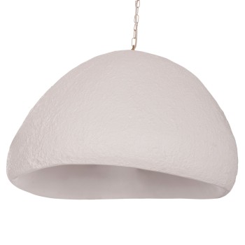 CEILING PENDANT LAMP JAYLEN FK4703.02XL FIBER CEMENT IN WHITE 74x68x50-70Hcm.