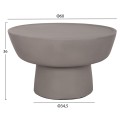 COFFEE TABLE PIRSON FK18155.03 FIBER CEMENT IN GREY--Φ60x36Hcm. COFFEE TABLE PIRSON FK18155.03 FIBER CEMENT IN GREY--Φ60x36Hcm.