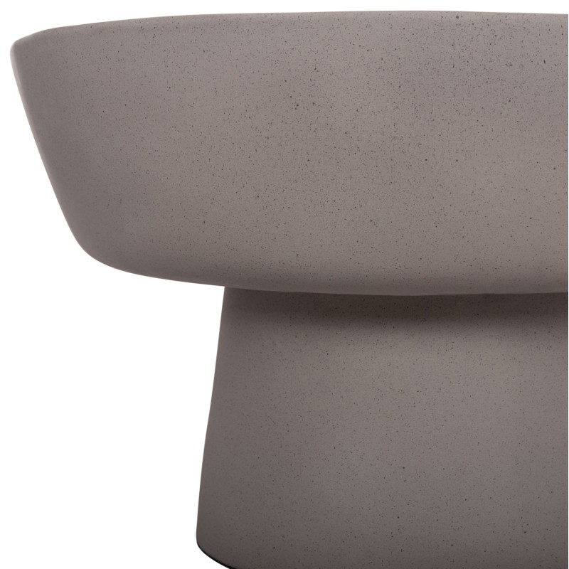 COFFEE TABLE PIRSON FK18155.03 FIBER CEMENT IN GREY--Φ60x36Hcm. COFFEE TABLE PIRSON FK18155.03 FIBER CEMENT IN GREY--Φ60x36Hcm.