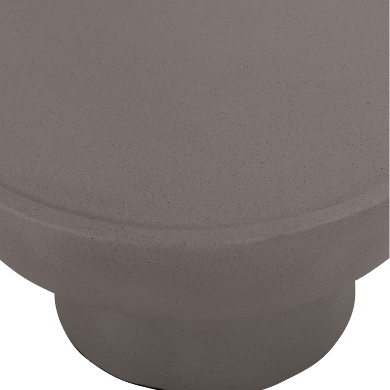 COFFEE TABLE PIRSON FK18155.03 FIBER CEMENT IN GREY--Φ60x36Hcm. COFFEE TABLE PIRSON FK18155.03 FIBER CEMENT IN GREY--Φ60x36Hcm.