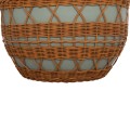 COFFEE TABLE ROUND VILHENA FK18165 FIBER CEMENT GREEN--NATURAL RATTAN Φ56x47Hcm. COFFEE TABLE ROUND VILHENA FK18165 FIBER CEMENT GREEN--NATURAL RATTAN Φ56x47Hcm.