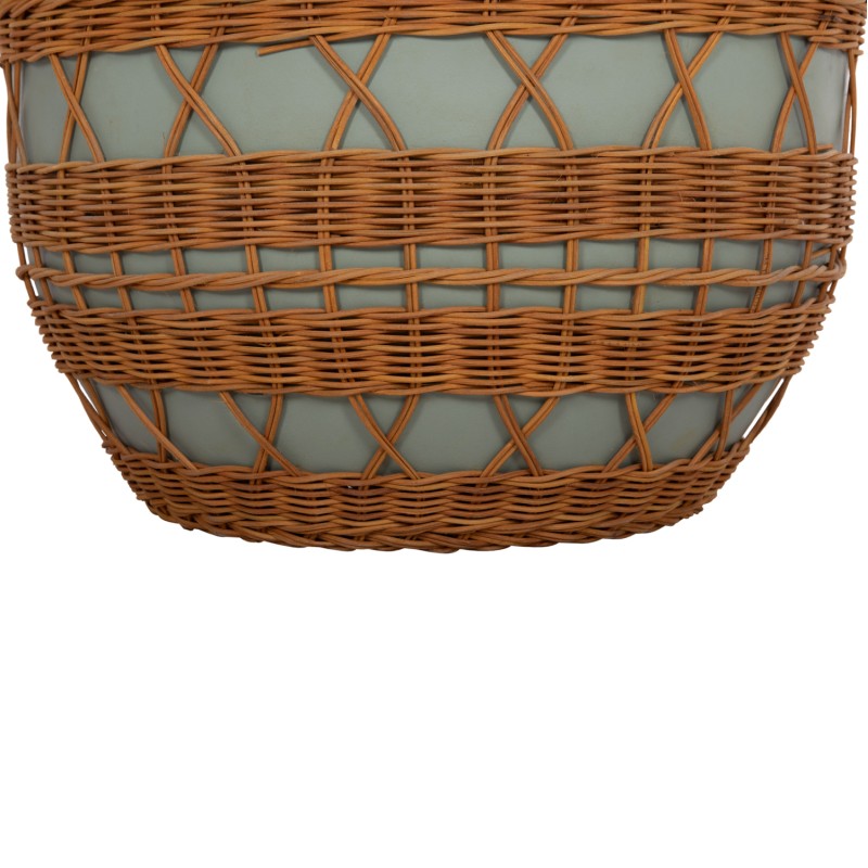 COFFEE TABLE ROUND VILHENA FK18165 FIBER CEMENT GREEN--NATURAL RATTAN Φ56x47Hcm. COFFEE TABLE ROUND VILHENA FK18165 FIBER CEMENT GREEN--NATURAL RATTAN Φ56x47Hcm.