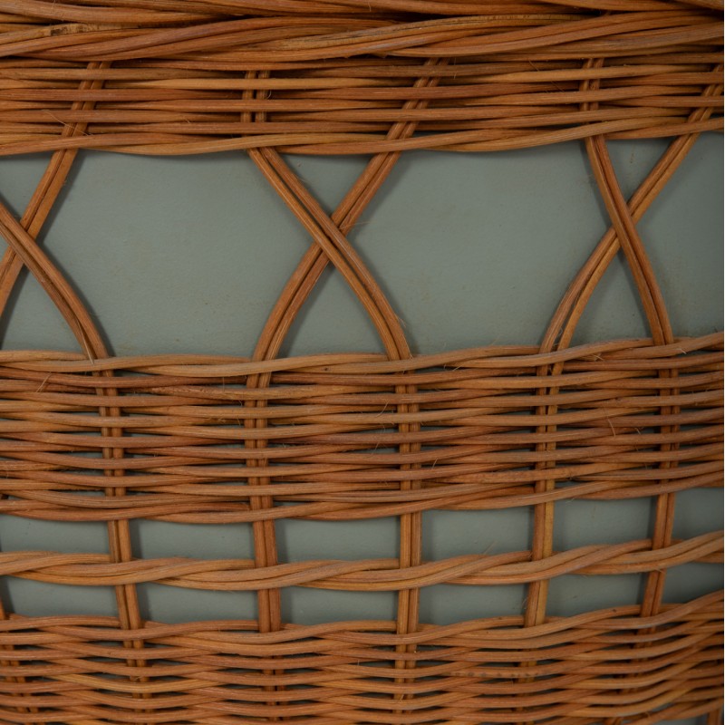 COFFEE TABLE ROUND VILHENA FK18165 FIBER CEMENT GREEN--NATURAL RATTAN Φ56x47Hcm. COFFEE TABLE ROUND VILHENA FK18165 FIBER CEMENT GREEN--NATURAL RATTAN Φ56x47Hcm.