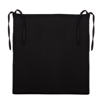 CHAIR CUSHION BOGI FK6240 TEXTILENE IN BLACK COLOR--43x41x3.5 (thickness)cm.
