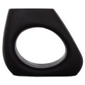 STOOL LANS FK4691.01 FIBER CEMENT IN BLACK--58x28x45.5Hcm. STOOL LANS FK4691.01 FIBER CEMENT IN BLACK--58x28x45.5Hcm.