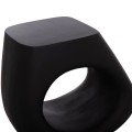 STOOL LANS FK4691.01 FIBER CEMENT IN BLACK--58x28x45.5Hcm. STOOL LANS FK4691.01 FIBER CEMENT IN BLACK--58x28x45.5Hcm.