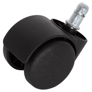 REPLACEMENT CASTOR WHEELS 5PCS SET FOR OFFICE CHAIRS FK1197--BLACK REPLACEMENT CASTOR WHEELS 5PCS SET FOR OFFICE CHAIRS FK1197--BLACK