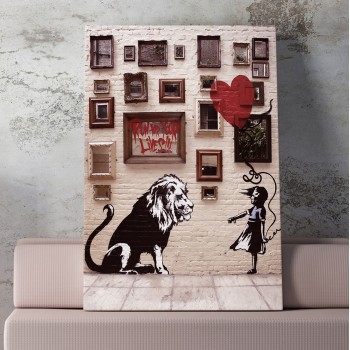 WALL PAINTING SERIES GOBI FK4828 PRINTED CANVAS 50x2,5(thickness)x68Hcm.