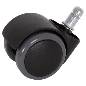 REPLACEMENT CASTOR WHEELS 5PCS SET FOR OFFICE CHAIRS FK1203--BLACK & GREY REPLACEMENT CASTOR WHEELS 5PCS SET FOR OFFICE CHAIRS FK1203--BLACK & GREY