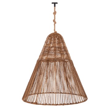 CEILING PENDANT LUMINAIRE SET FK11920 ROPE AND BANANA TREE FIBERS Φ100Χ205H cm.