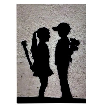 WALL PAINTING SERIES GOBI FK4822 PRINTED CANVAS 50x3(thickness)x70Hcm.