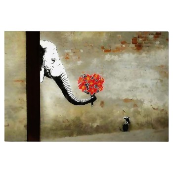WALL PAINTING SERIES GOBI FK4825 PRINTED CANVAS 70x3(thickness)x50Hcm.