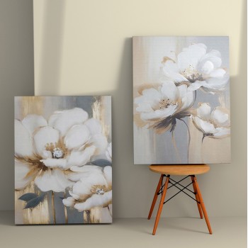 WALL PAINTING 2PCS SERIES GOBI FK4835 PRINTED CANVAS 50x3(thickness)x70Hcm.(x2)