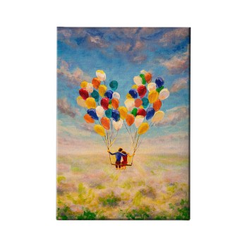 WALL PAINTING SERIES GOBI FK4761 PRINTED CANVAS 50x3(thickness)x70Hcm.