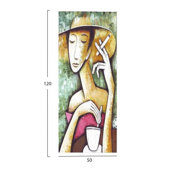 WALL PAINTING SERIES GOBI FK4797 PRINTED CANVAS 50x3(thickness)x120Hcm. WALL PAINTING SERIES GOBI FK4797 PRINTED CANVAS 50x3(thickness)x120Hcm.