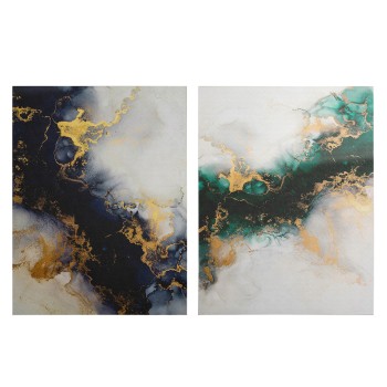 WALL PAINTING 2PCS SERIES GOBI FK4839 PRINTED CANVAS 50x3(thickness)x70Hcm.(x2)